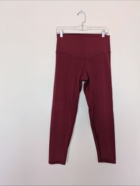 aerie Burgundy Chill Play Move Leggings Sz Xl